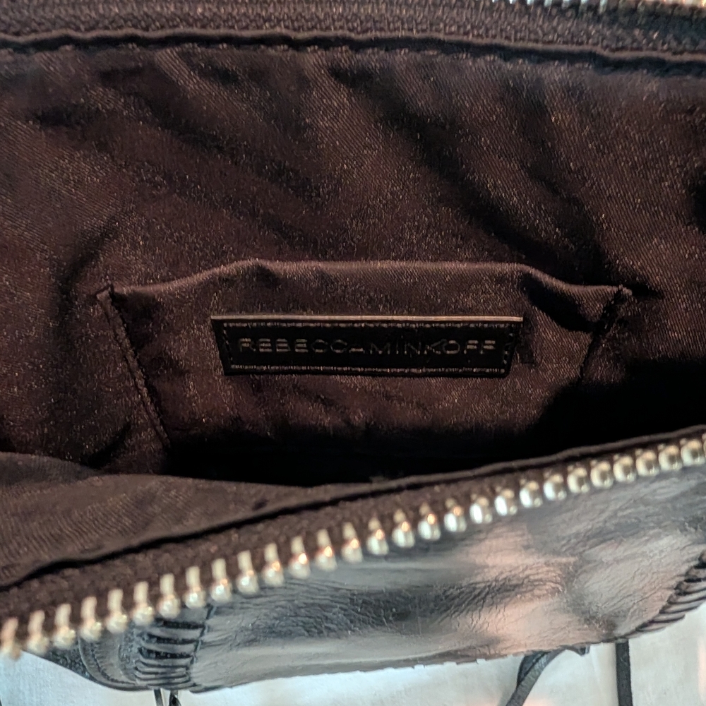 Rebecca Minkoff Mini Vanity black leather saddle crossbody bag - Picture 6 of 6